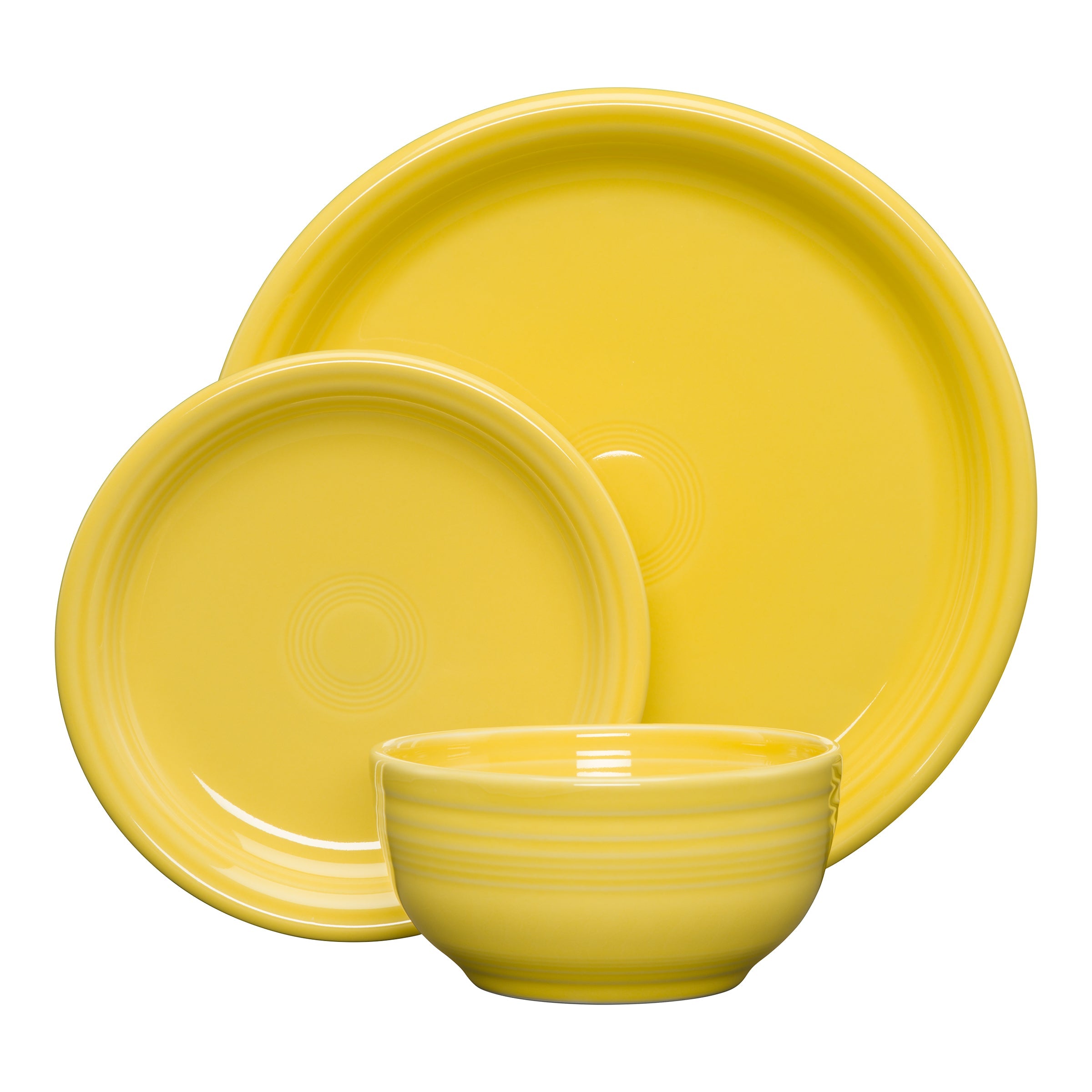 Fiesta Dinnerware - New Retired Bistro Coupe 3-Piece Place Setting, Service for 1 - Image 2