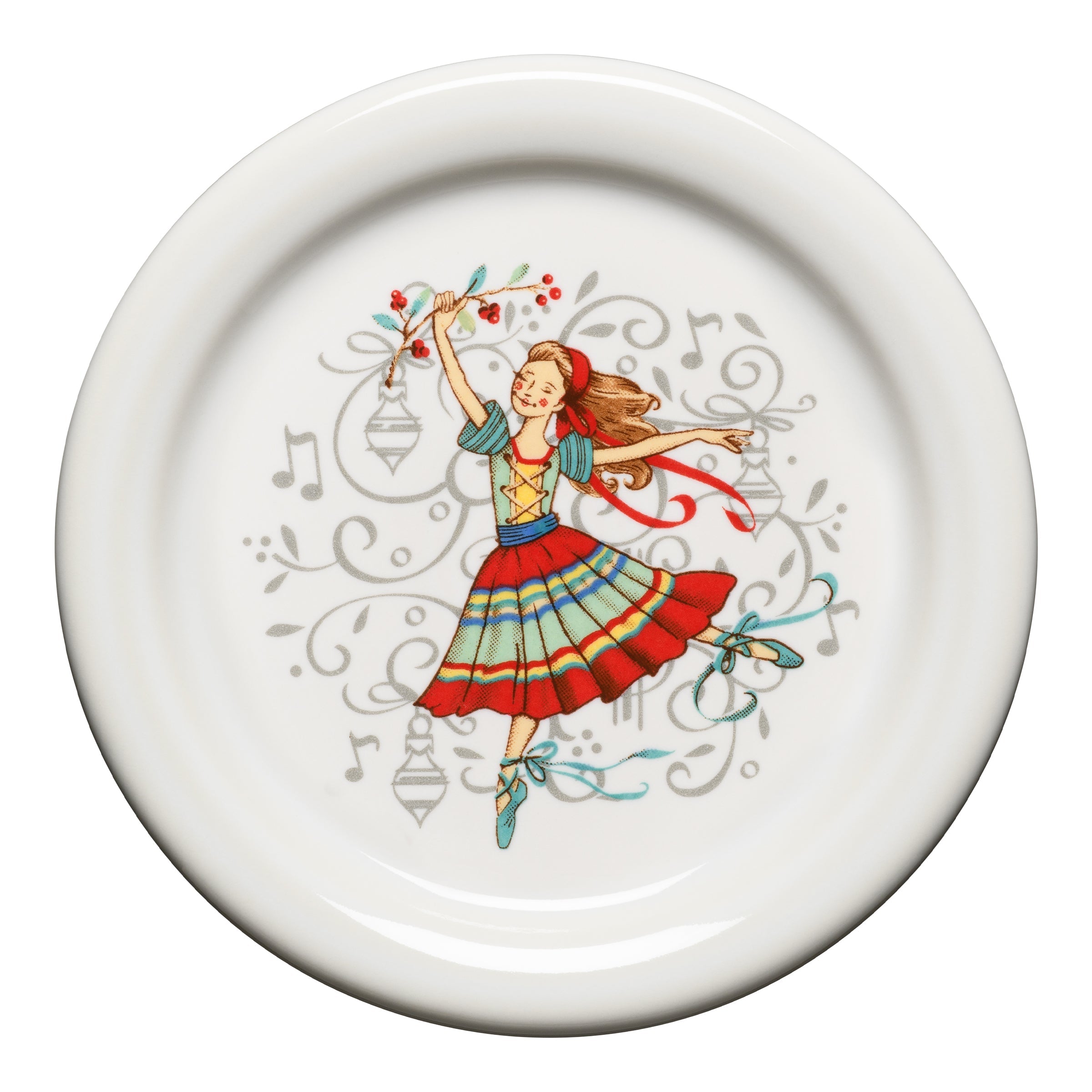 Fiesta Dinnerware - Nutcracker Ballerina 4 3/8 Inch Coaster and Mug Cover