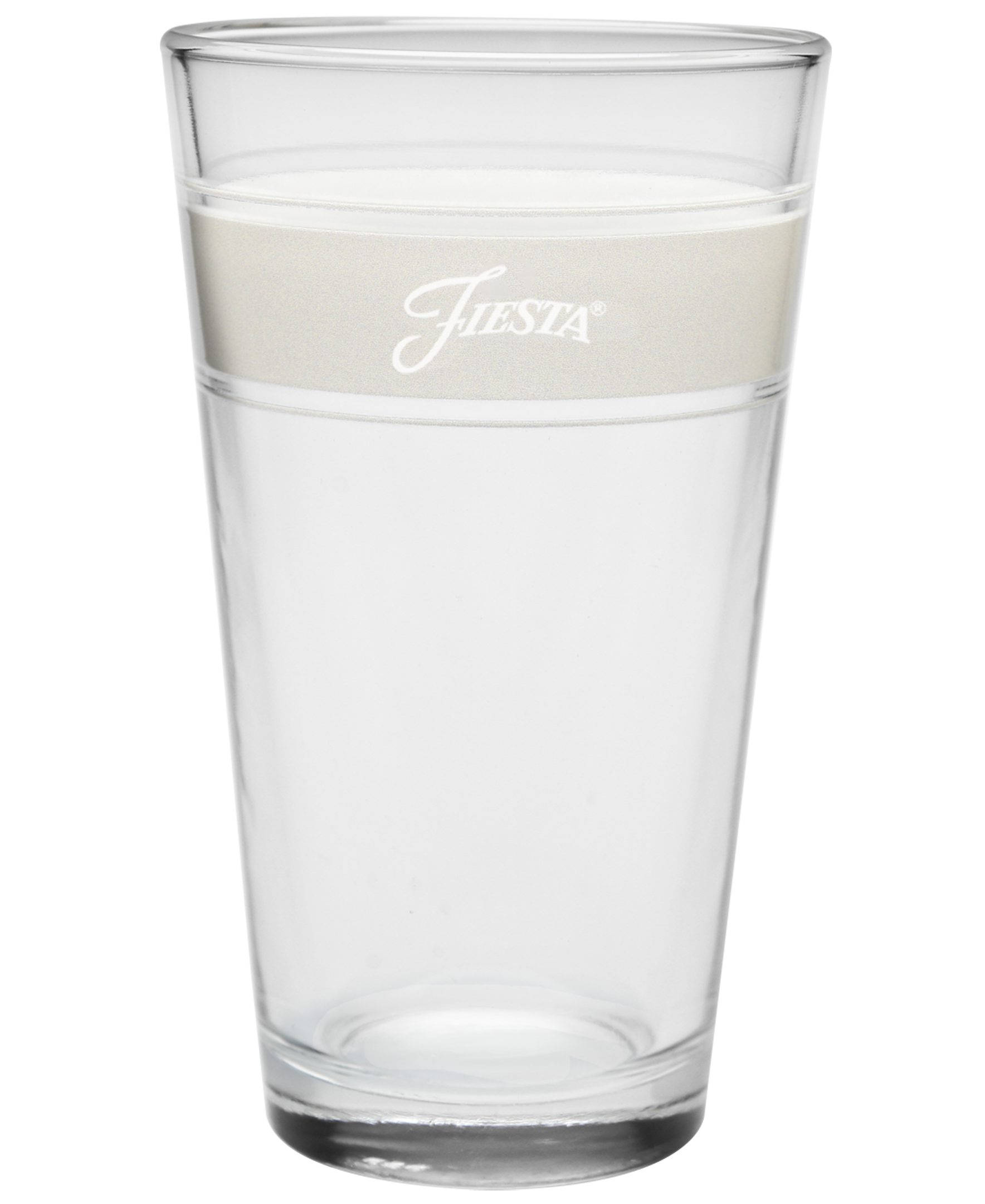Fiesta Dinnerware - Linen 16 oz. Frame Cooler Glass - Set of 4 - Image 2