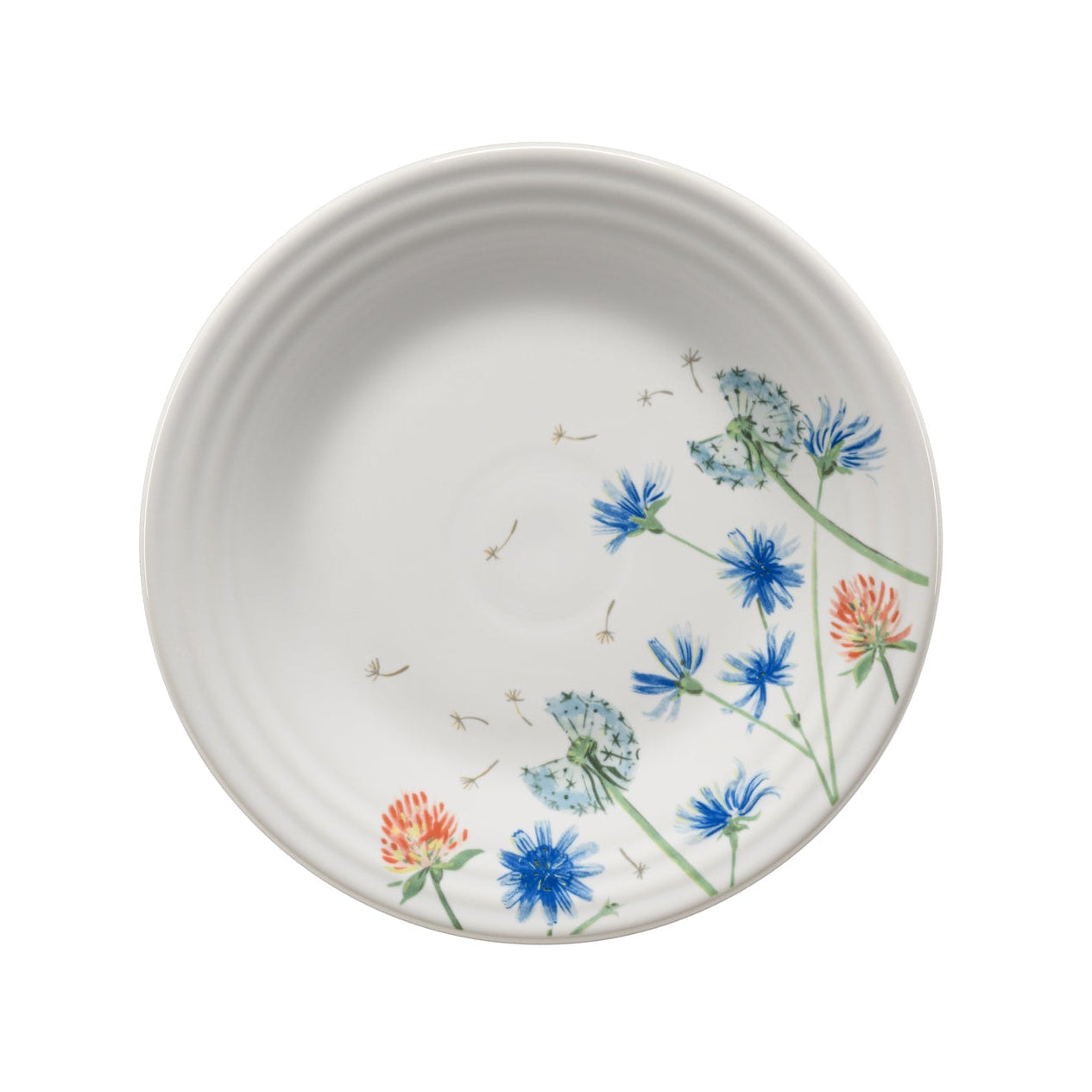 Fiesta Dinnerware - Breezy Floral Classic Rim 9 Inch Luncheon Plate
