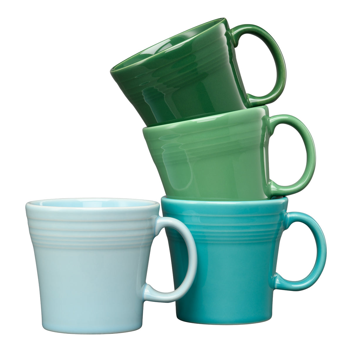 Fiesta Dinnerware - Mixed Aegean 15 OZ Set of 4 Mixed Tapered Mug Set