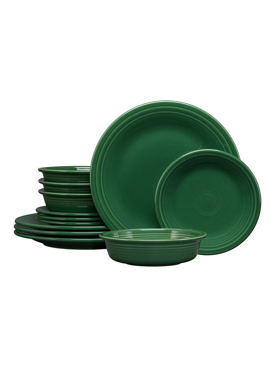 Fiesta Dinnerware - Classic Rim 12-Piece Dinnerware Set, Service for 4 - Image 8