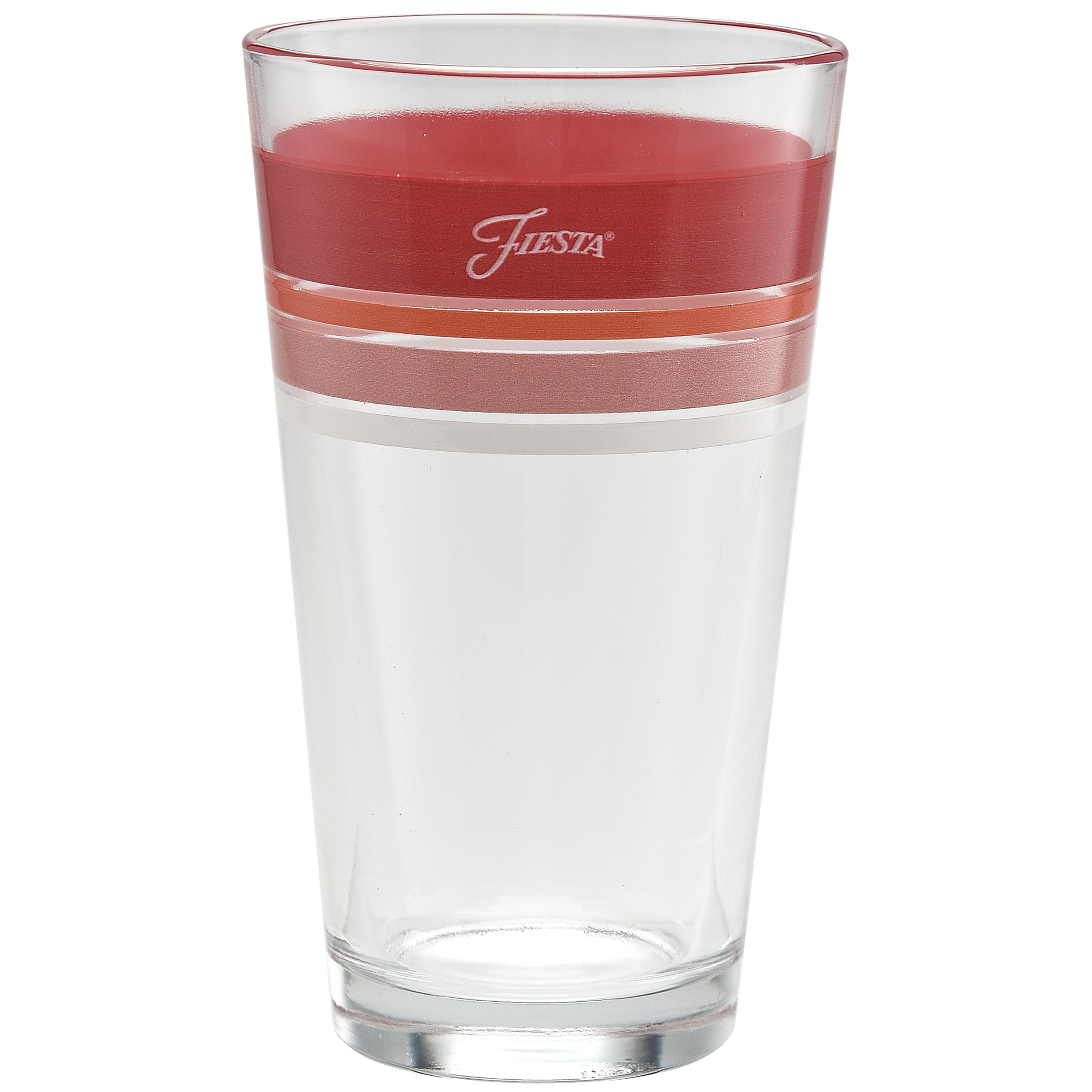 Fiesta Dinnerware - Horizon Sunset 16 oz. Edgeline Cooler Glass Mixed - Set of 4 - Image 2
