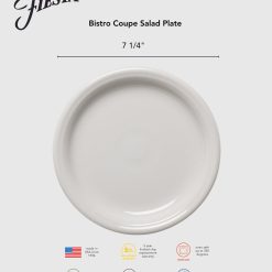 Alternative view of Fiesta Dinnerware - New Retired Bistro Coupe 7 1/4 Inch Salad Plate