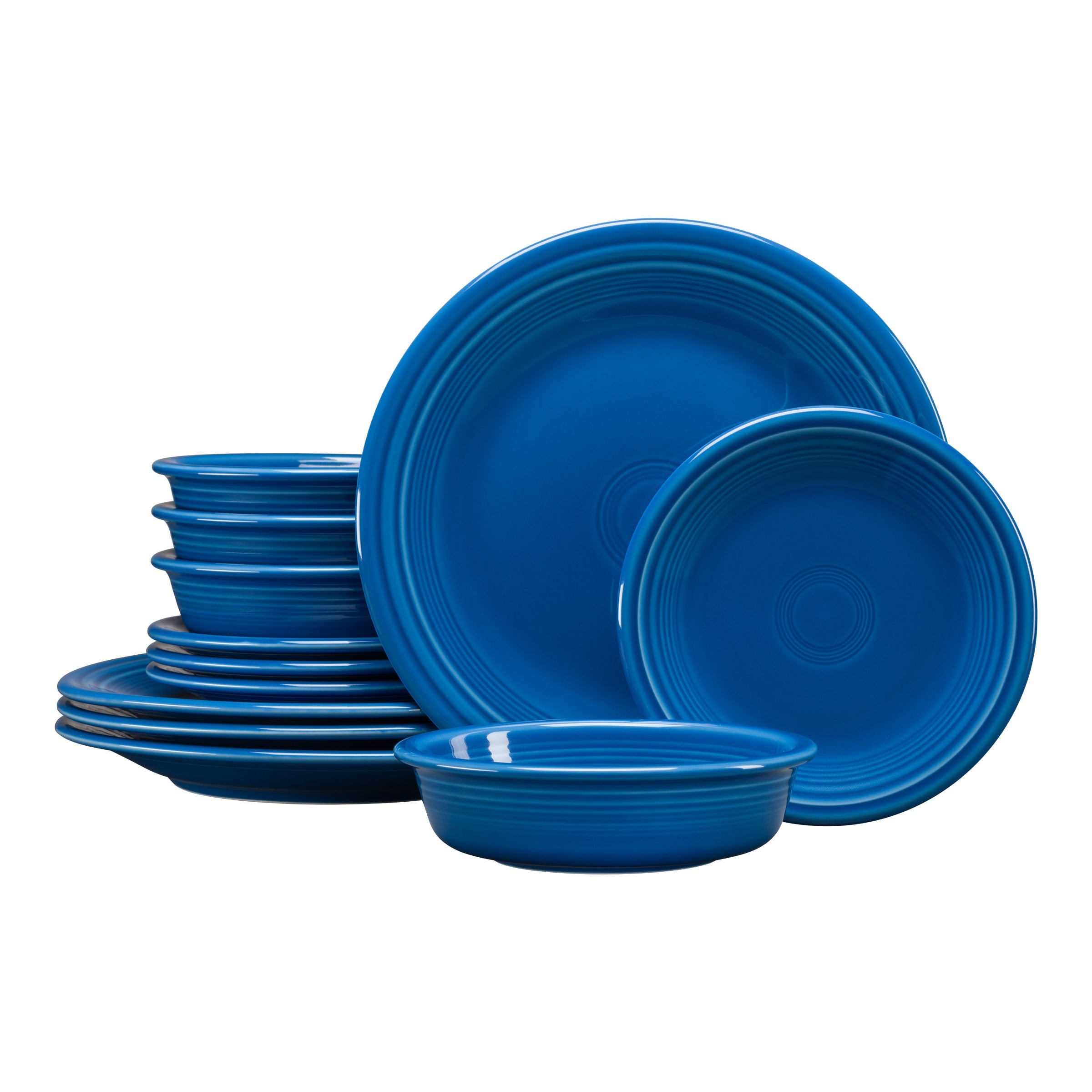 Fiesta Dinnerware - Classic Rim 12-Piece Dinnerware Set, Service for 4 - Image 7