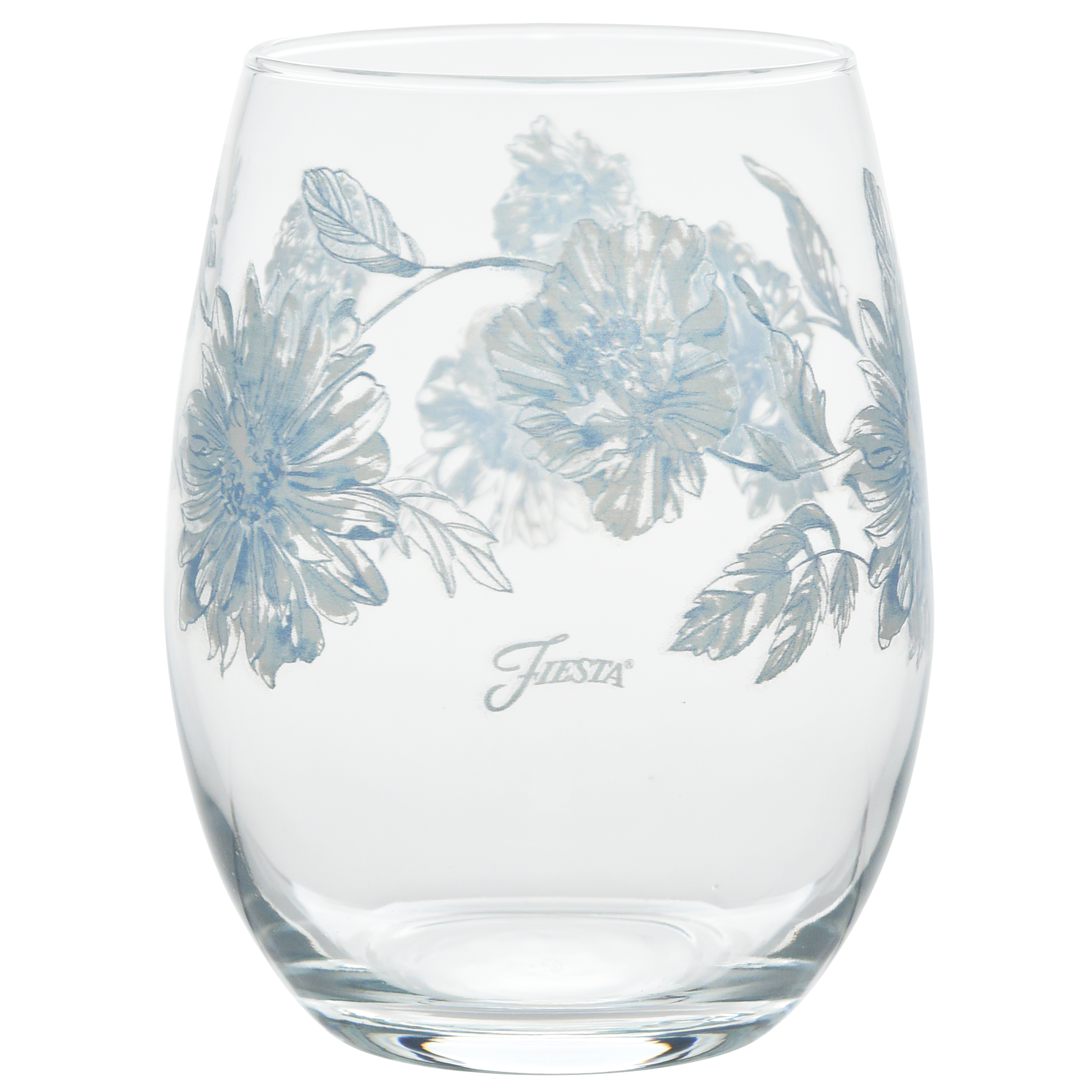 Fiesta Dinnerware - Botanical Floral 15 oz. Stemless Wine Glass, Set of 4 - Image 2
