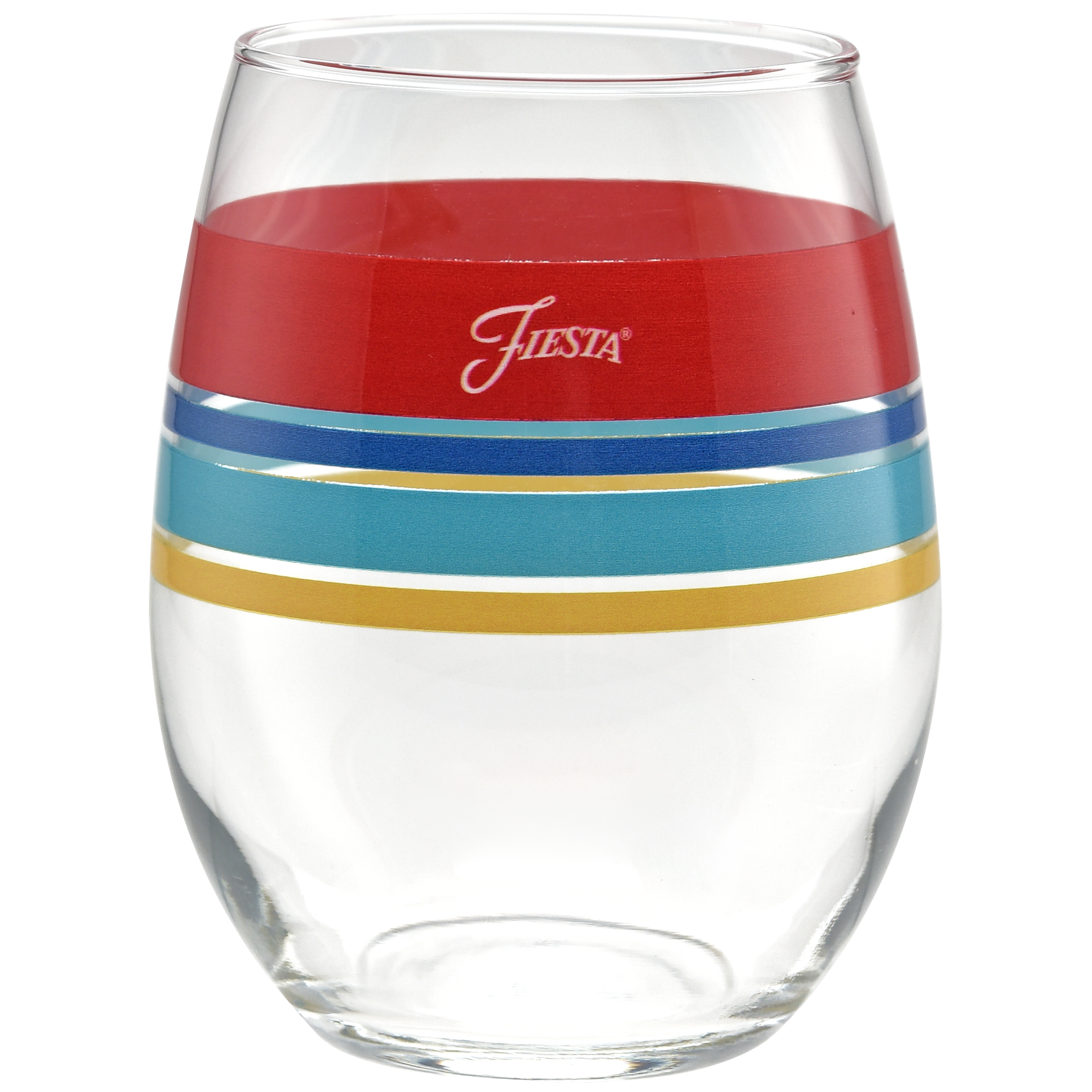 Fiesta Dinnerware - Vibrant 15 oz. Edgeline Stemless Wine, Set of 4 - Image 2