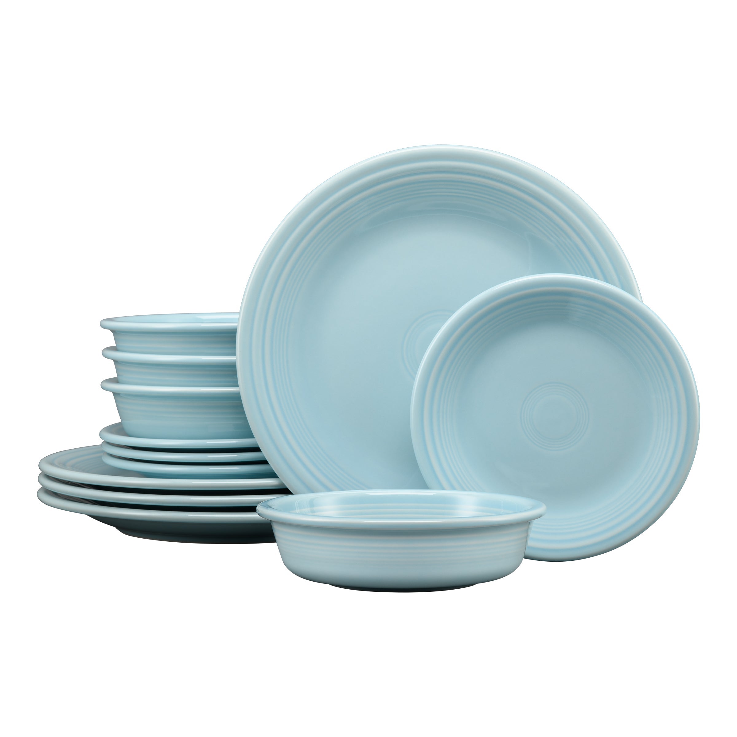 Fiesta Dinnerware - Classic Rim 12-Piece Dinnerware Set, Service for 4 - Image 13