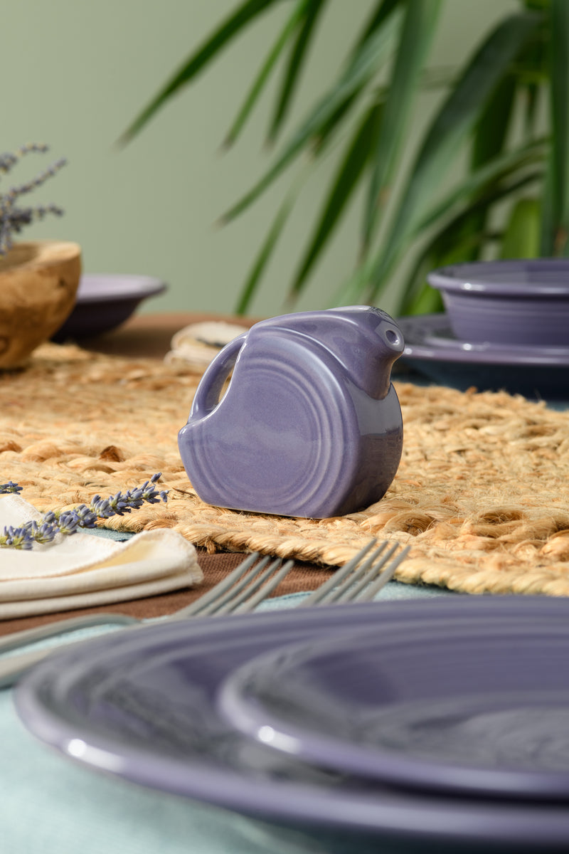 Fiesta Dinnerware - Lavender 5 OZ Mini Disk Pitcher - Image 2