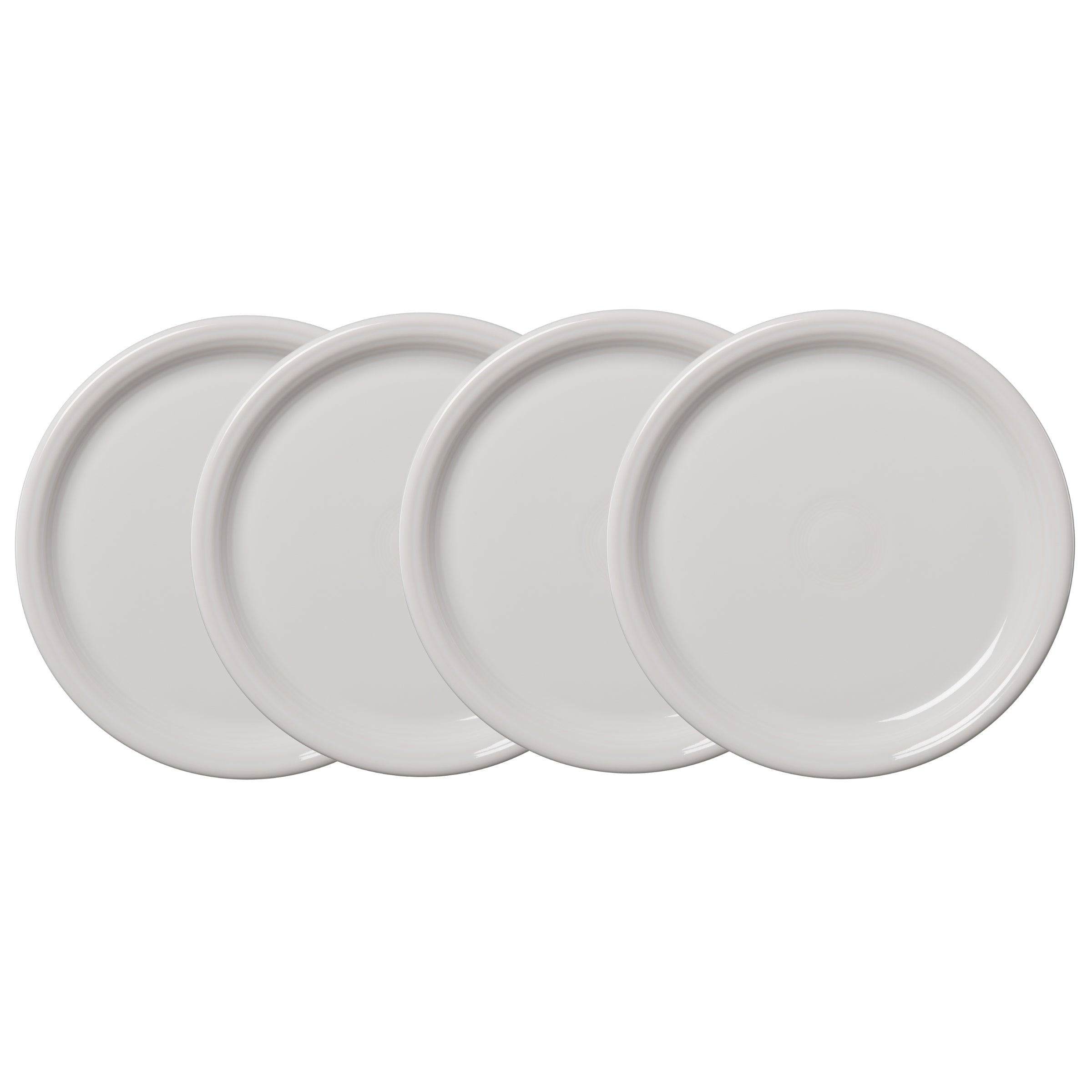 Fiesta Dinnerware - White Bistro Coupe 10 1/2 Inch Dinner Plate, Set of 4